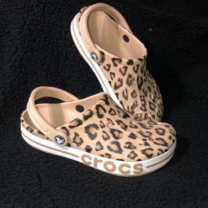 Leopard Crocs